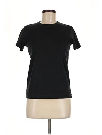 Pre-owned Uniqlo U Short Sleeve T-shirt In Black