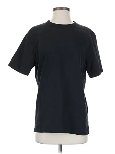 Pre-owned Uniqlo U Short Sleeve T-shirt In Black