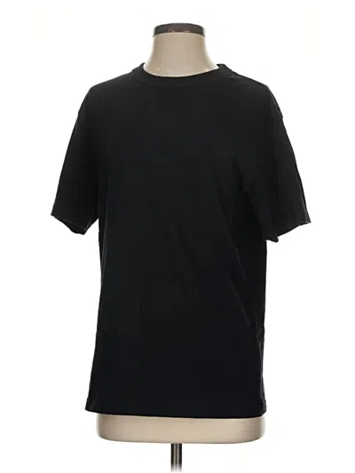 Pre-owned Uniqlo U Short Sleeve T-shirt In Black