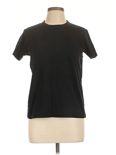 Pre-owned Uniqlo U Short Sleeve T-shirt In Black