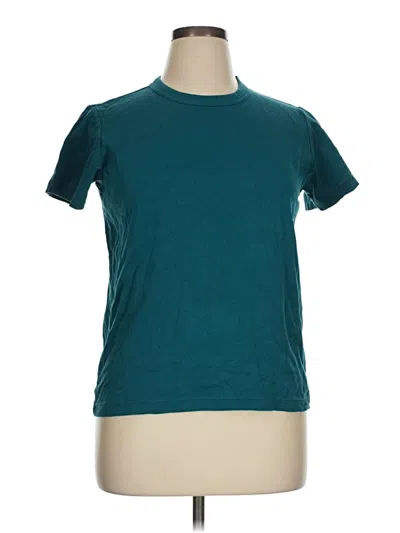 Pre-owned Uniqlo U Short Sleeve T-shirt In Blue
