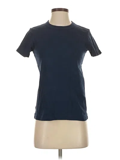Pre-owned Uniqlo U Short Sleeve T-shirt In Blue