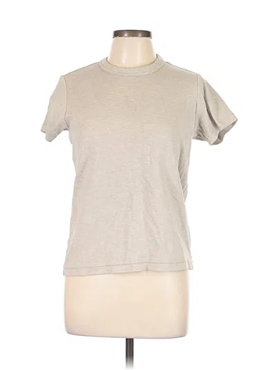 Pre-owned Uniqlo U Short Sleeve T-shirt In Brown