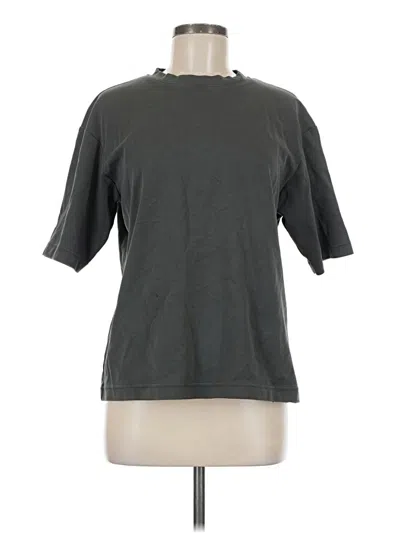 Pre-owned Uniqlo U Short Sleeve T-shirt In Gray