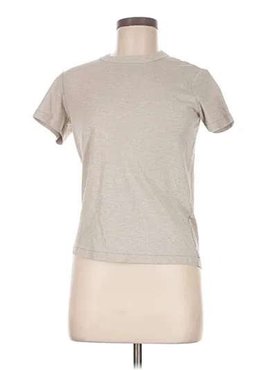 Pre-owned Uniqlo U Short Sleeve T-shirt In Gray