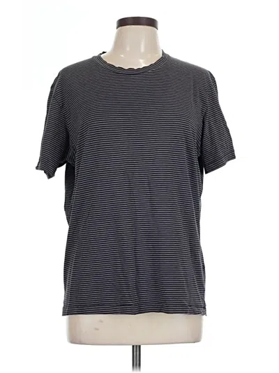 Pre-owned Uniqlo U Short Sleeve T-shirt In Gray