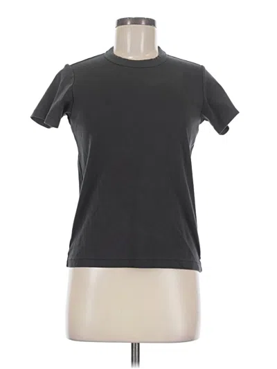Pre-owned Uniqlo U Short Sleeve T-shirt In Gray