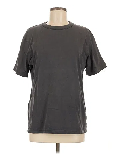 Pre-owned Uniqlo U Short Sleeve T-shirt In Gray