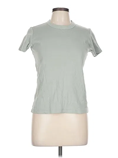 Pre-owned Uniqlo U Short Sleeve T-shirt In Green