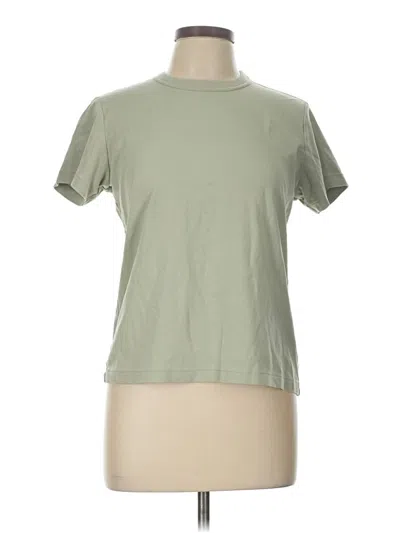 Pre-owned Uniqlo U Short Sleeve T-shirt In Green