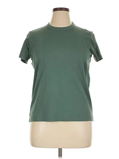 Pre-owned Uniqlo U Short Sleeve T-shirt In Green