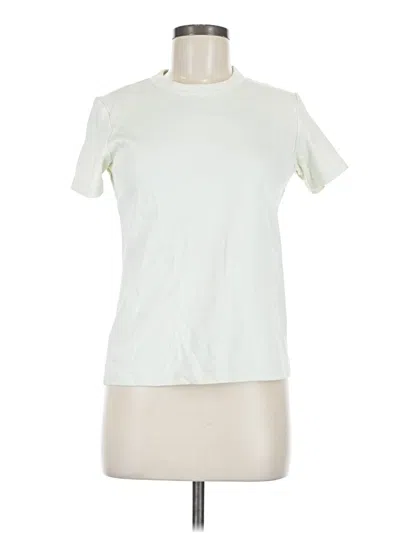 Pre-owned Uniqlo U Short Sleeve T-shirt In Ivory