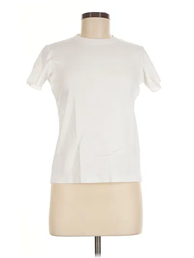 Pre-owned Uniqlo U Short Sleeve T-shirt In Ivory