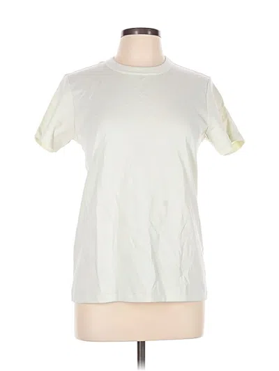 Pre-owned Uniqlo U Short Sleeve T-shirt In Ivory