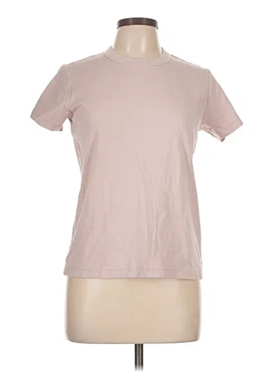 Pre-owned Uniqlo U Short Sleeve T-shirt In Pink