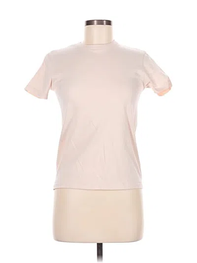 Pre-owned Uniqlo U Short Sleeve T-shirt In Pink