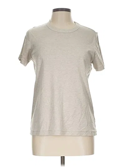 Pre-owned Uniqlo U Short Sleeve T-shirt In Tan