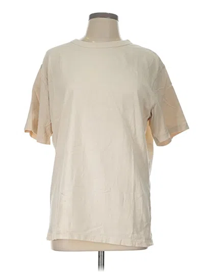 Pre-owned Uniqlo U Short Sleeve T-shirt In White