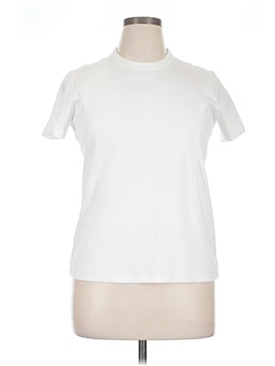Pre-owned Uniqlo U Short Sleeve T-shirt In White