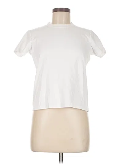 Pre-owned Uniqlo U Short Sleeve T-shirt In White