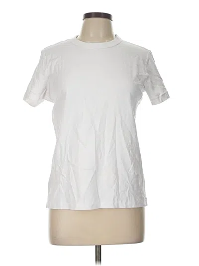 Pre-owned Uniqlo U Short Sleeve T-shirt In White
