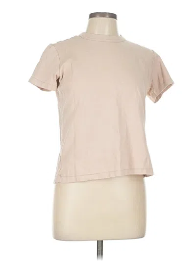Pre-owned Uniqlo U Short Sleeve Turtleneck In Brown