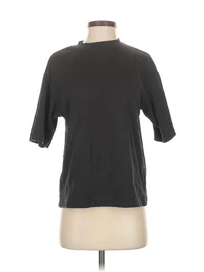 Pre-owned Uniqlo U Short Sleeve Turtleneck In Gray