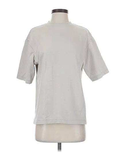 Pre-owned Uniqlo U Short Sleeve Turtleneck In Gray