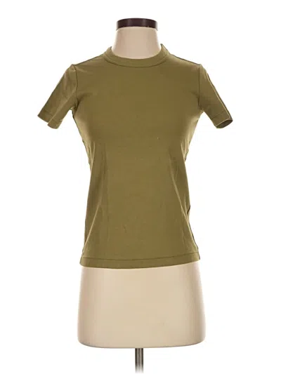 Pre-owned Uniqlo U Short Sleeve Turtleneck In Green