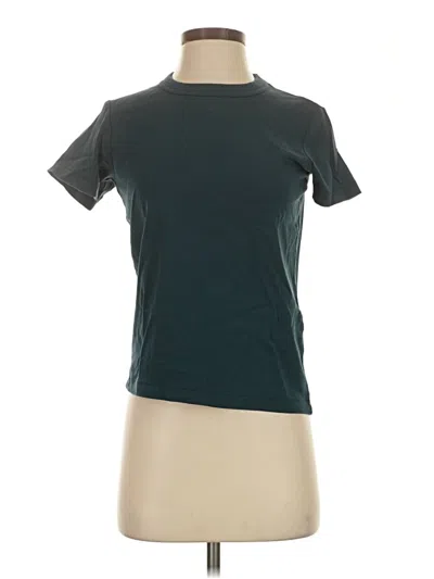 Pre-owned Uniqlo U Short Sleeve Turtleneck In Teal