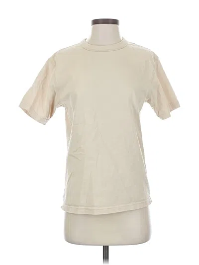 Pre-owned Uniqlo U Short Sleeve Turtleneck In White