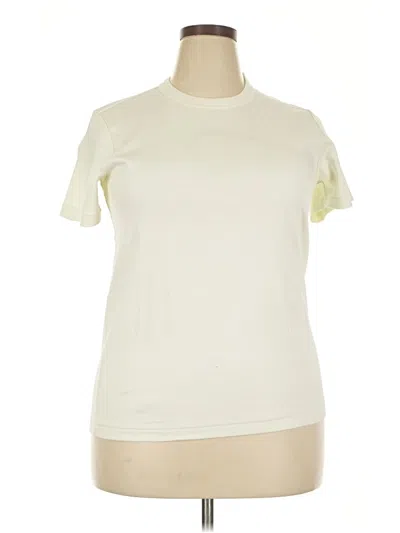 Pre-owned Uniqlo U Short Sleeve Turtleneck In White