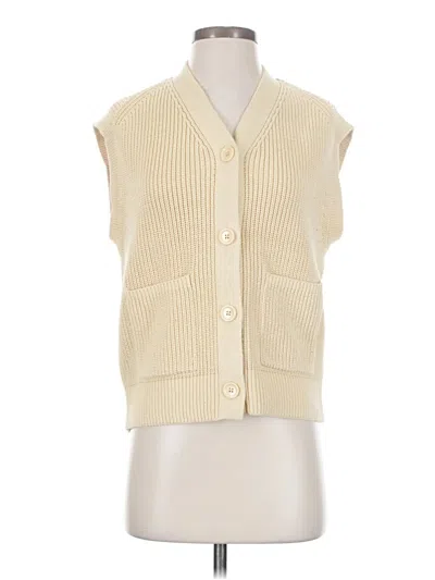 Pre-owned Uniqlo U Sweater Vest In Yellow