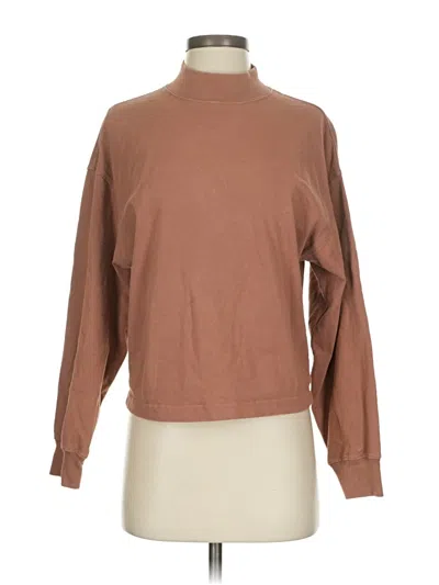 Pre-owned Uniqlo U Turtleneck Sweater In Brown