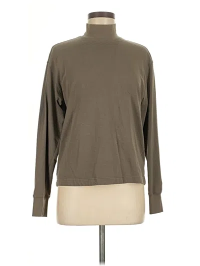 Pre-owned Uniqlo U Turtleneck Sweater In Brown