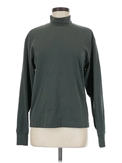 Pre-owned Uniqlo U Turtleneck Sweater In Green