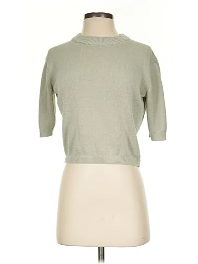 Pre-owned Uniqlo U Turtleneck Sweater In Green