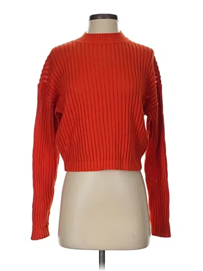 Pre-owned Uniqlo U Turtleneck Sweater In Red