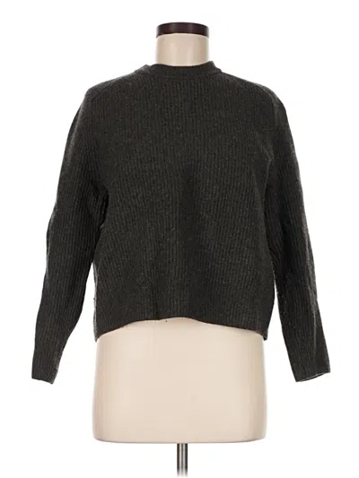 Pre-owned Uniqlo U Wool Pullover Sweater In Gray