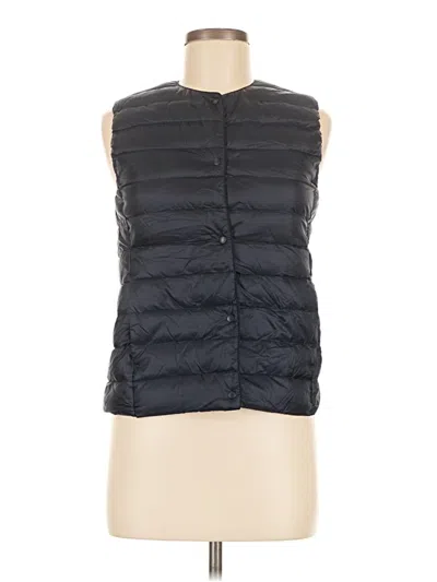 Pre-owned Uniqlo Vest In Black