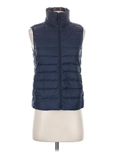 Pre-owned Uniqlo Vest In Blue