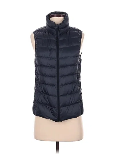 Pre-owned Uniqlo Vest In Blue