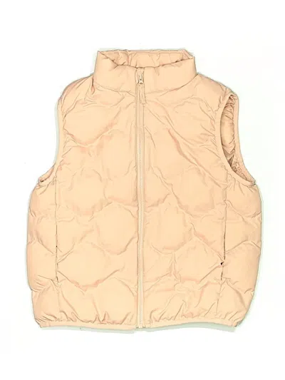 Pre-owned Uniqlo Kids' Vest In Gold