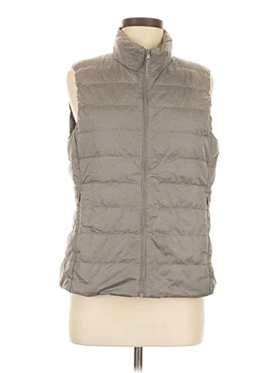 Pre-owned Uniqlo Vest In Gray