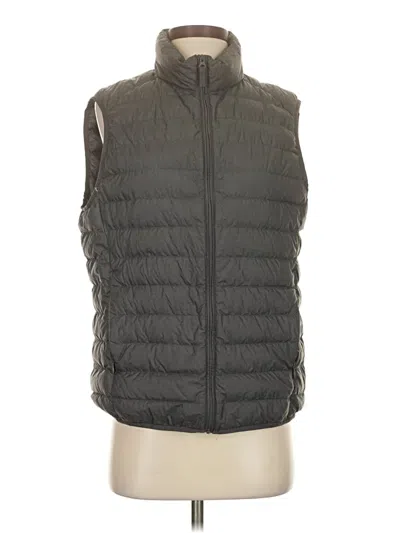 Pre-owned Uniqlo Vest In Gray