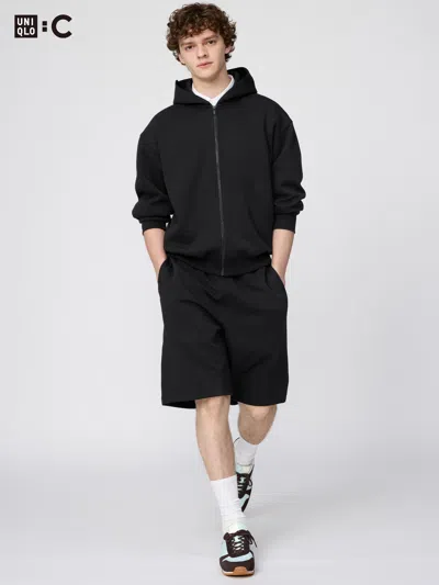 Uniqlo Wide Sweat Shorts Black 3xl  Us