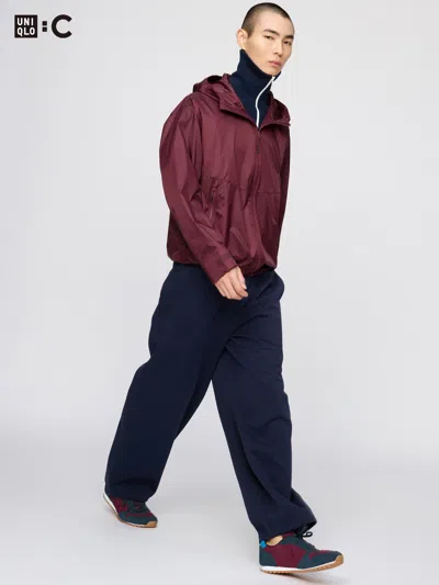 Uniqlo Wide Sweatpants Navy 2xl  Us In Blue