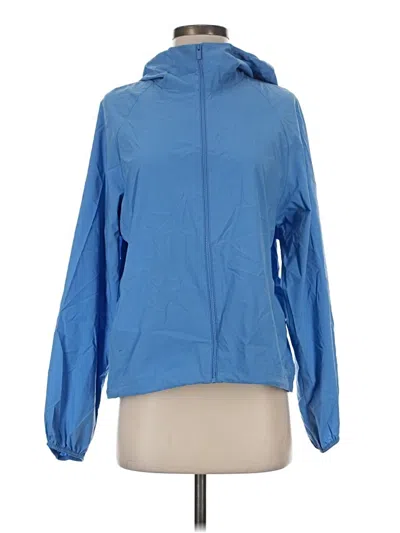 Pre-owned Uniqlo Windbreaker Jacket In Blue