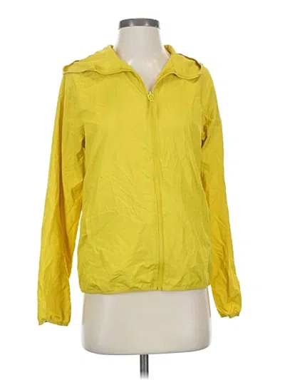 Pre-owned Uniqlo Windbreaker Jacket In Yellow