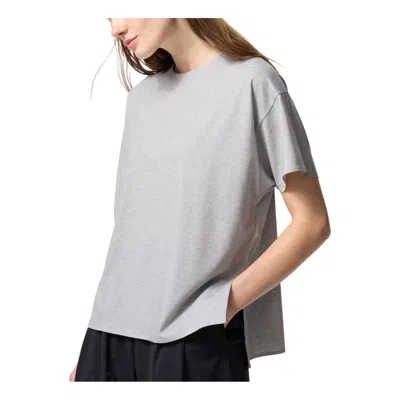 Uniqlo (wmns)  Airism Seamless Crew Neck Long T-shirt Short Sleeve 'gray'
